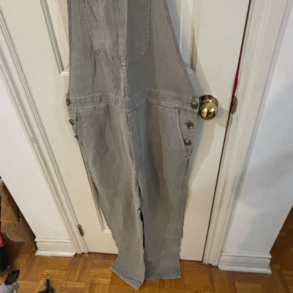 James PERSE JUMPSUIT overalls cotton linen look - Picture 2 of 7